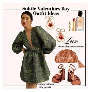 ISO Anthro Corey Lynn Calter Deep-V Jacquard Dress